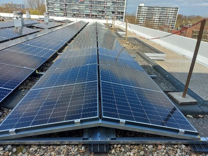 bevestiging systeem zonnepanelen plat dak