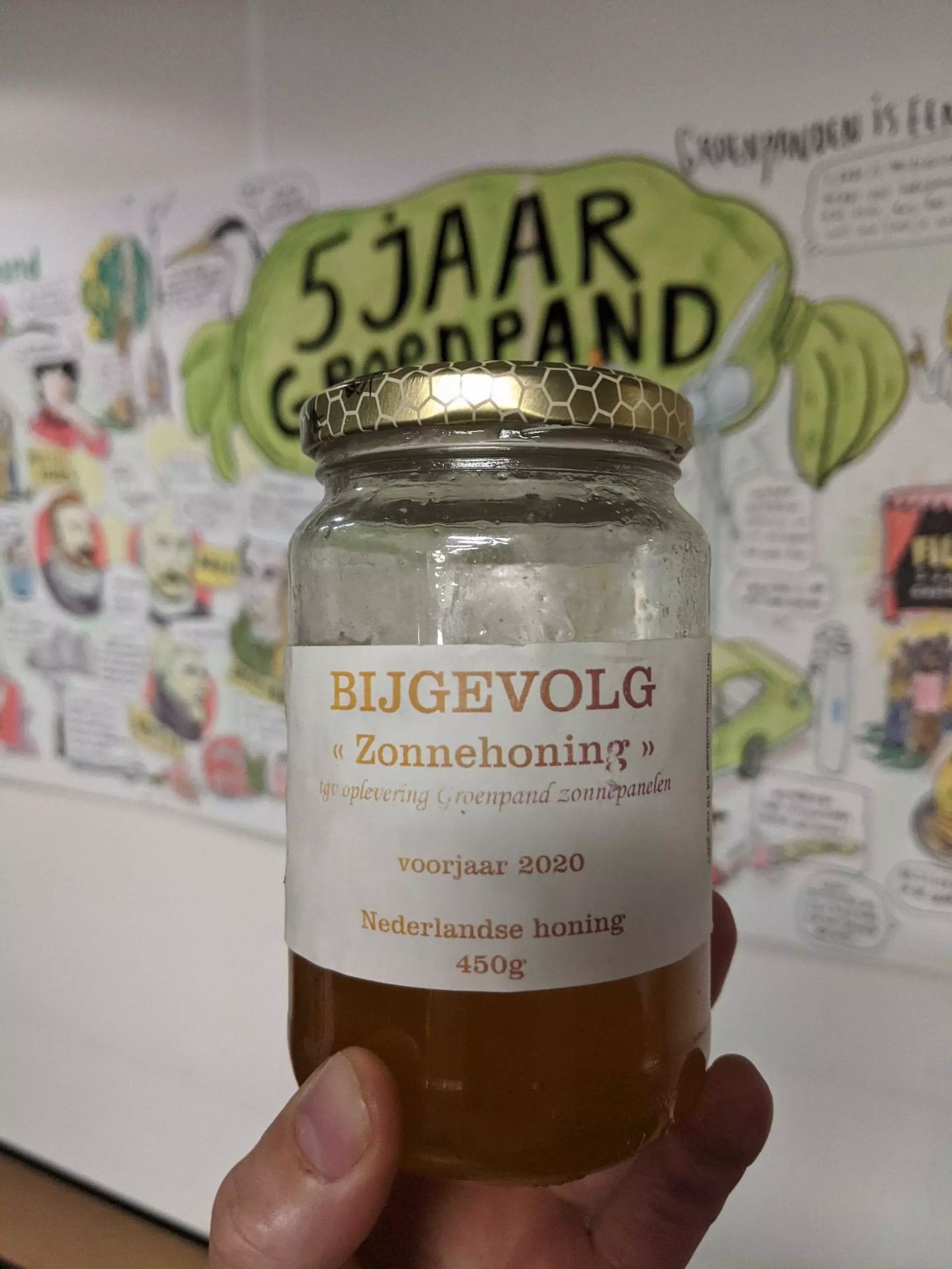 pot met 450 gr Nederlandse honing