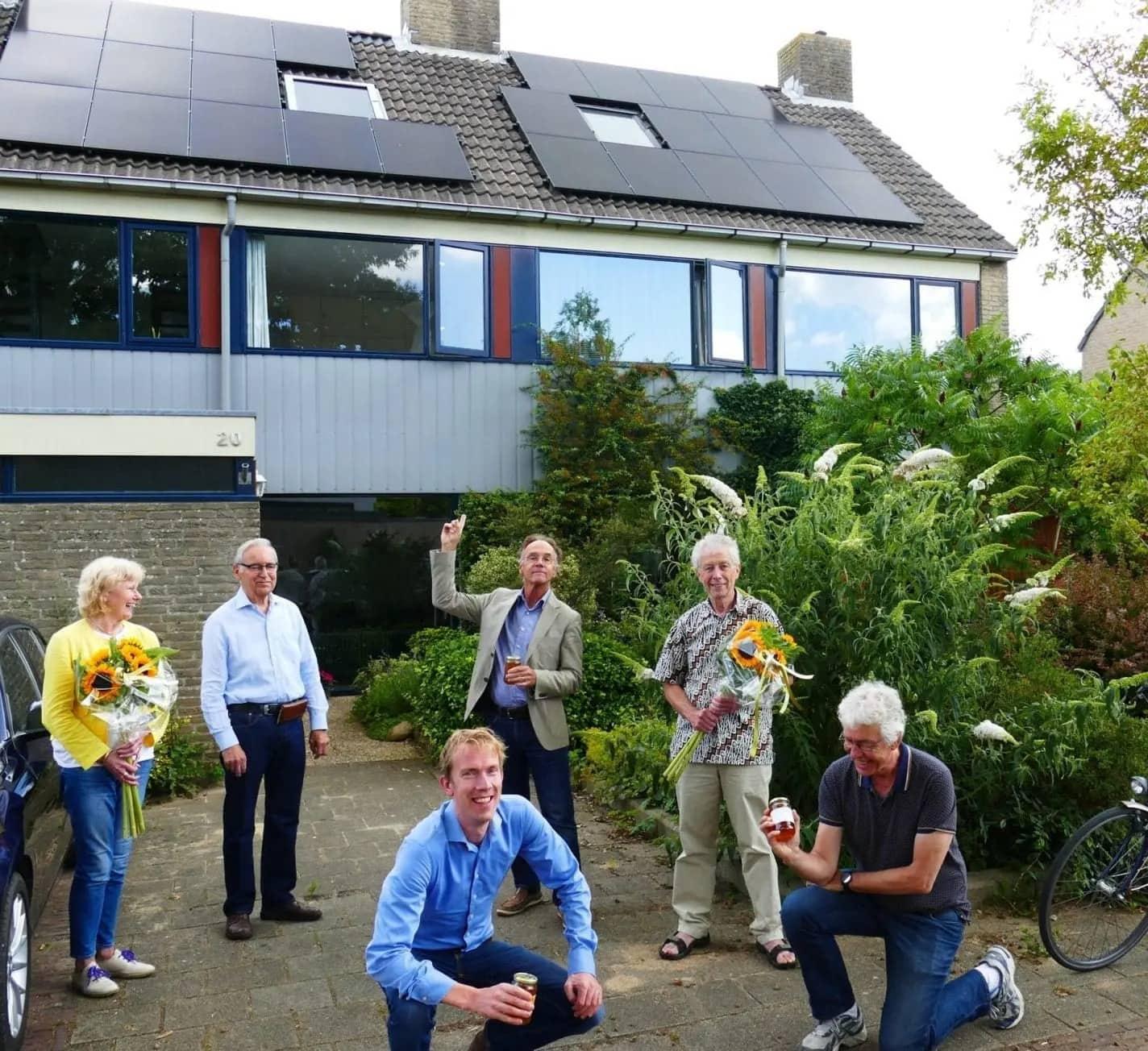 betrokkenen van groepsaankoop zonnepanelen in Bunnik