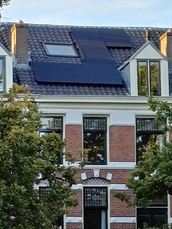 zonnepanelen voorzijde